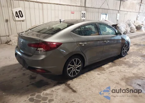 2020 Hyundai Elantra Limited z USA, uszkodzony, nr VIN 5NPD84LF5LH501801